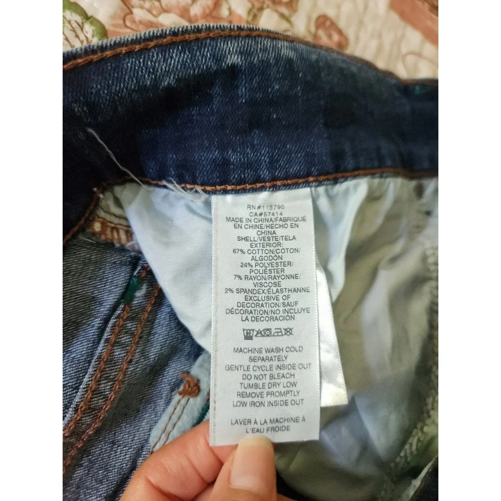 True Religion Men's Rocco Relaxed Skinny Blue Jeans Pants‎ Flap Pockets 40×32